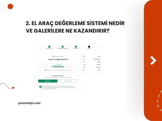 2. El Araç Değerleme Sistemi Nedir ve Galerilere Ne Kazandırır?