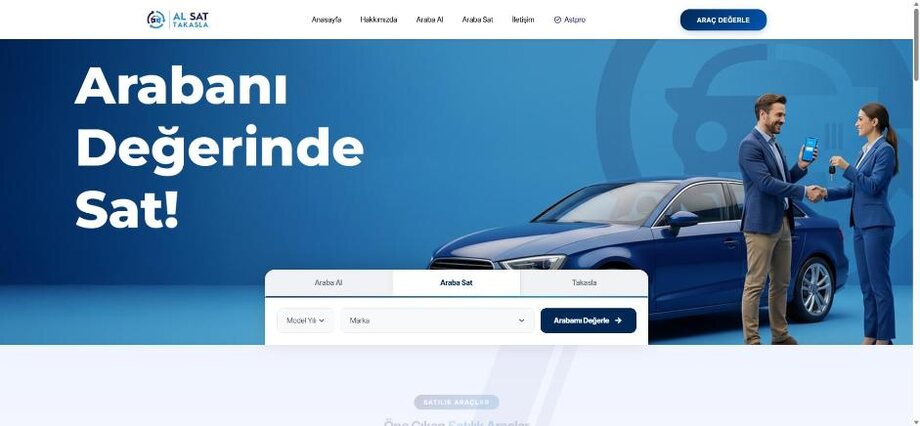 Al Sat Takasla web sitesi — Yassmedya referansı