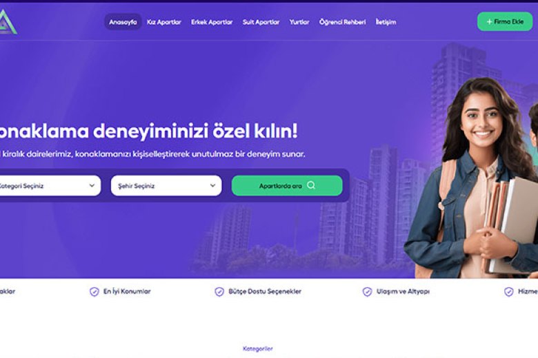 Apart Bul web sitesi — Yass Medya referansı
