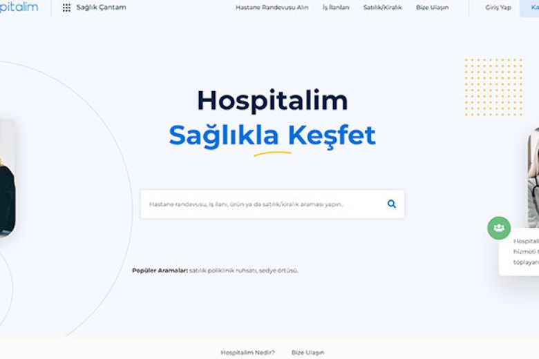 Hospitalim web sitesi — Yass Medya referansı