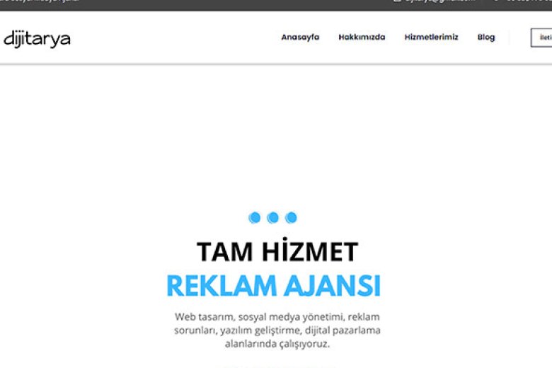 Dijitarya web sitesi — Yass Medya referansı