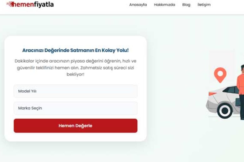 Hemen Fiyatla web sitesi — Yass Medya referansı