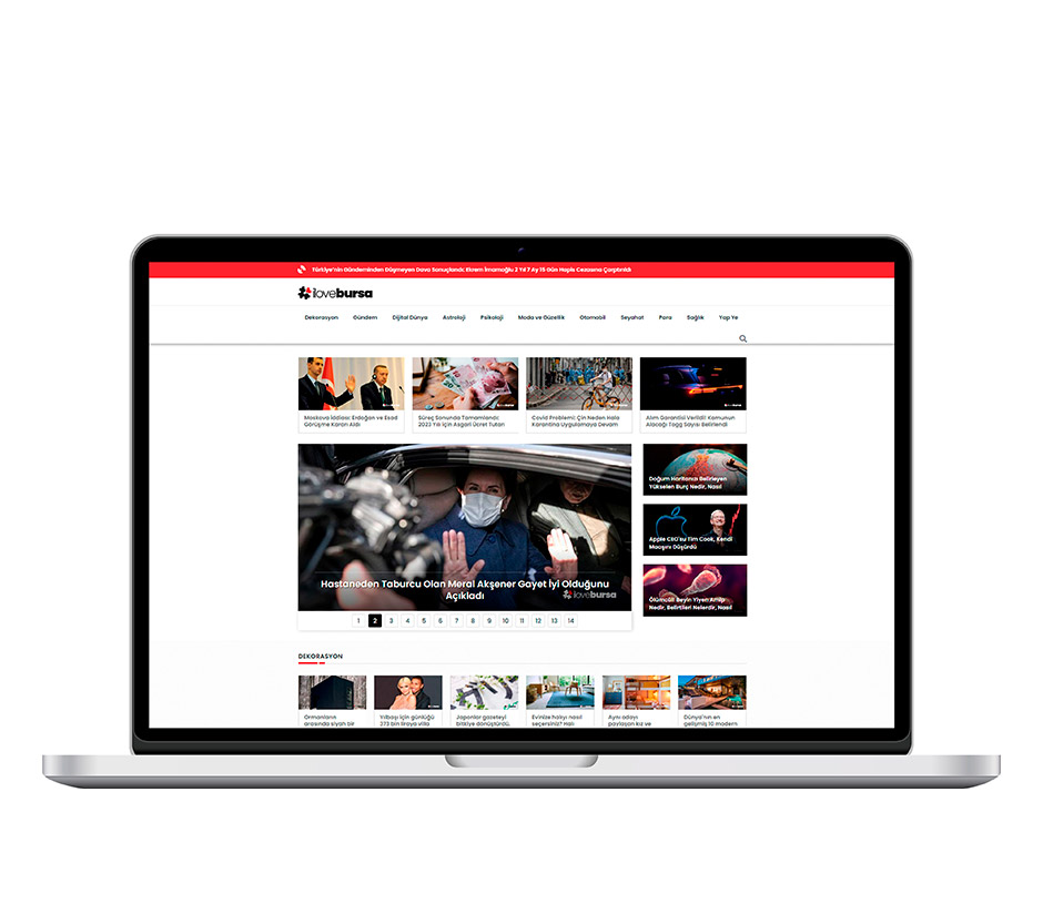 i Love Bursa web sitesi — Yassmedya referansı