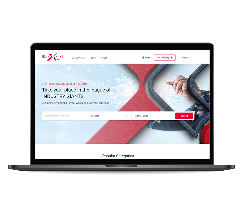Digiexport web sitesi — Yassmedya referansı