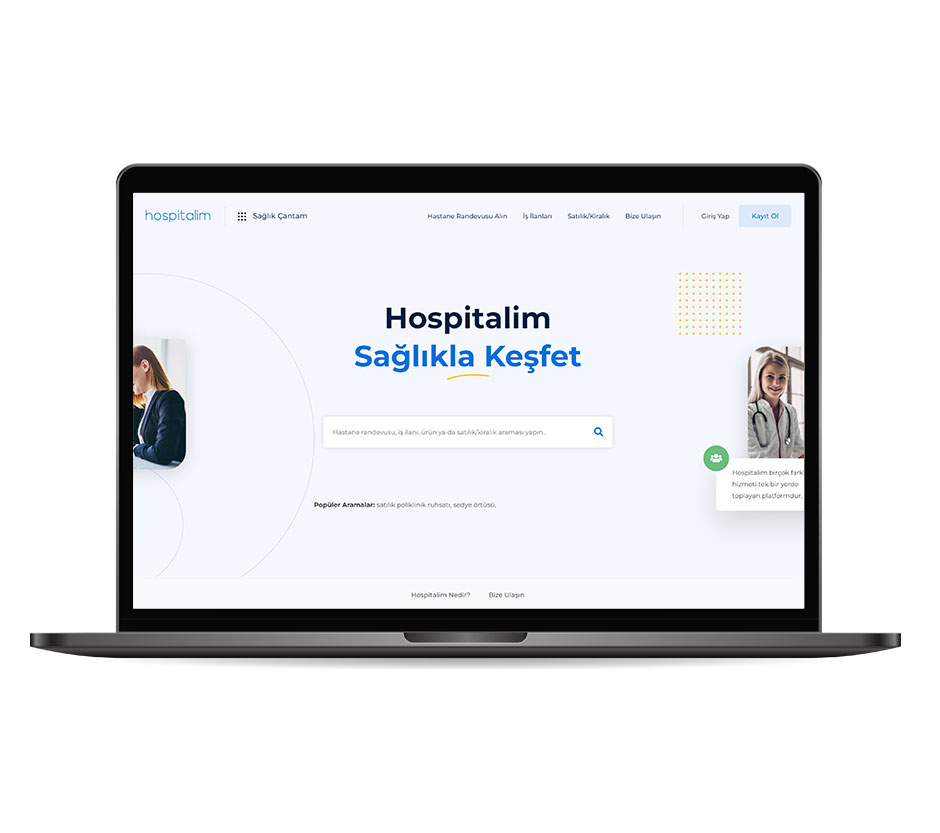 Hospitalim web sitesi — Yassmedya referansı