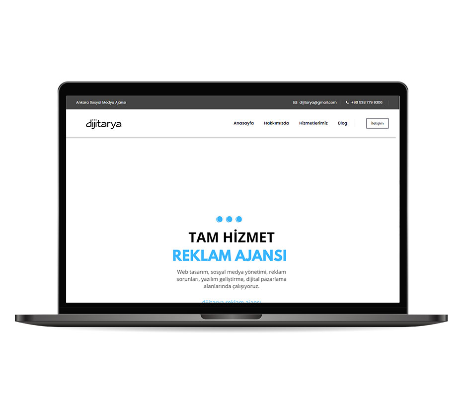 Dijitarya web sitesi — Yassmedya referansı