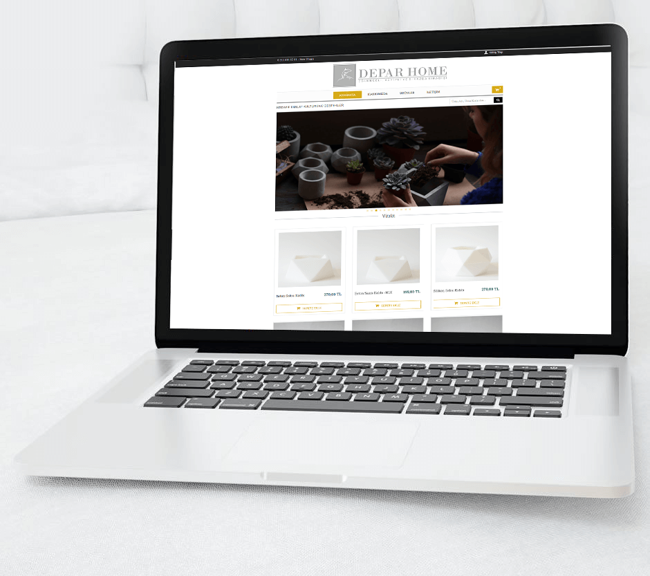 Deparhome web sitesi — Yassmedya referansı