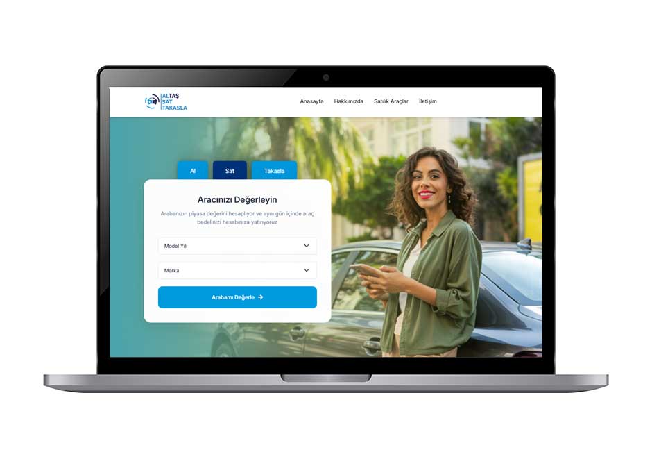 Al Sat Takasla web sitesi — Yassmedya referansı